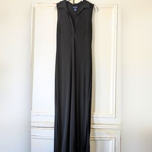 Ann Taylor Elegant Black Sleeveless Maxi Dress. Size 8